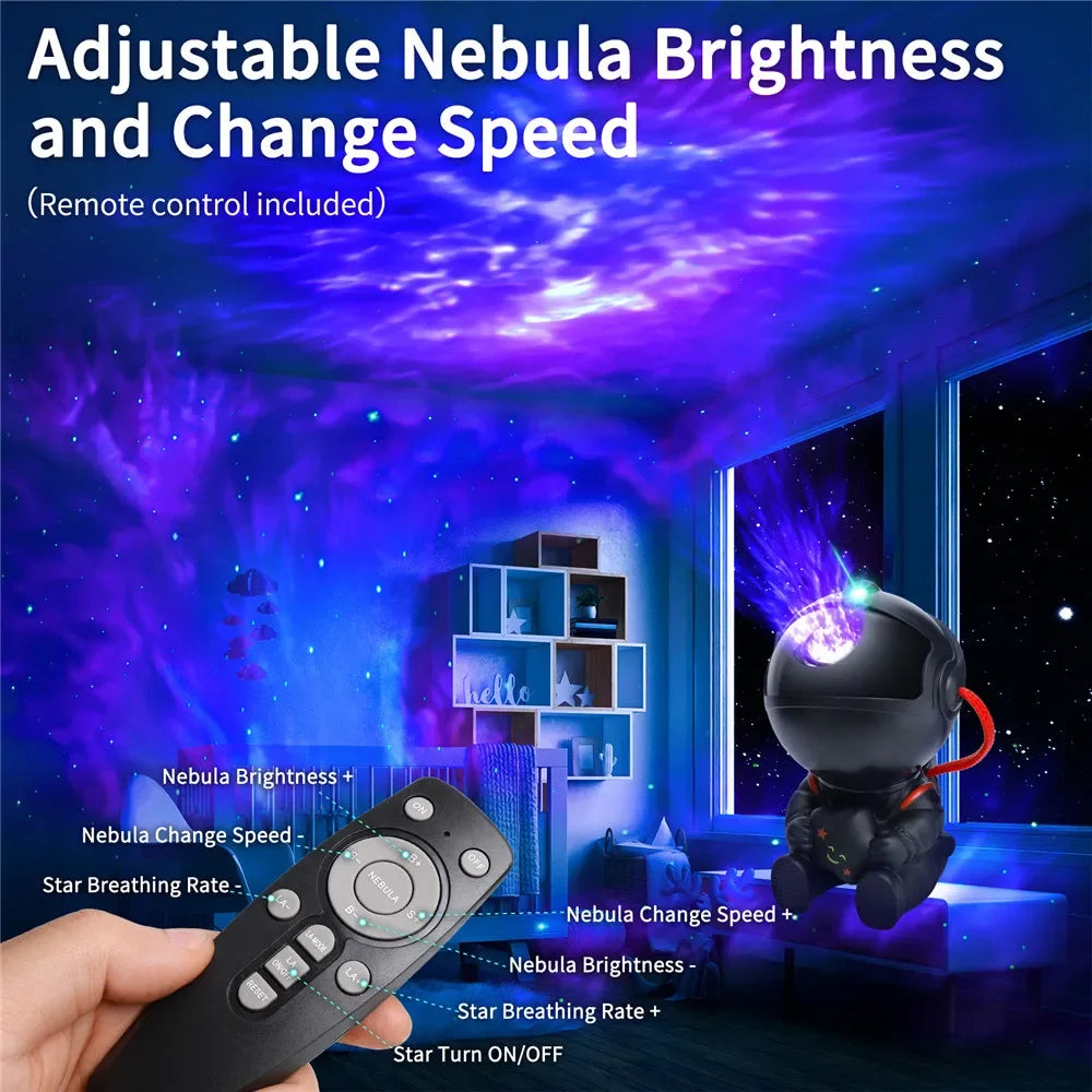 Galaxy Projector LED Night Light 🌌✨